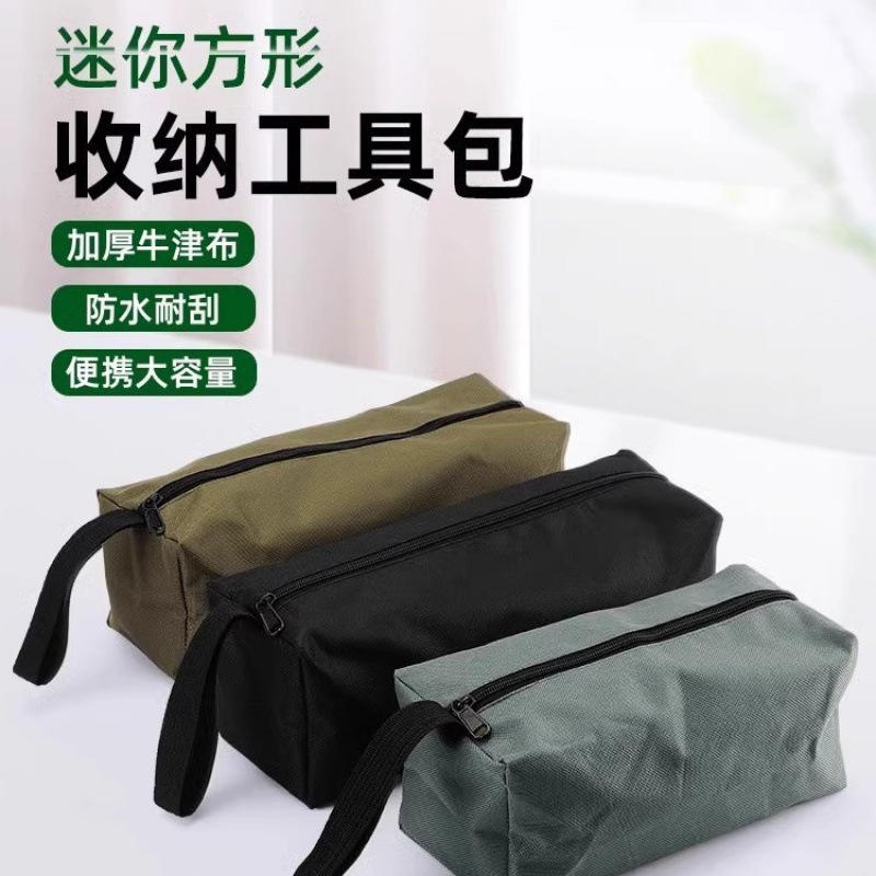 Tas Perkakas Kanvas Tahan Air Portabel Serbaguna