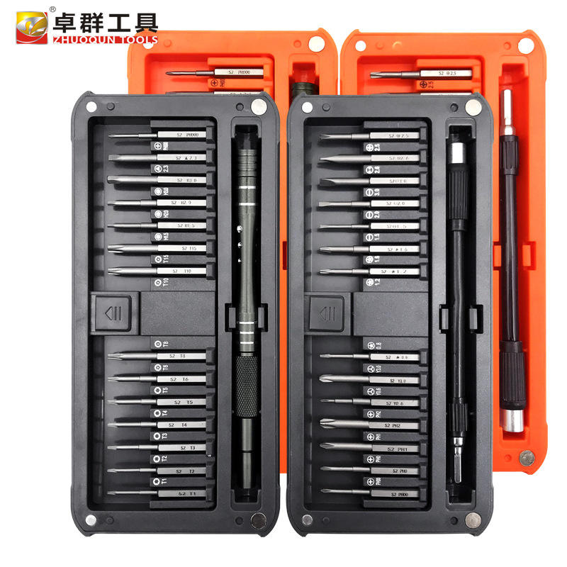 Set Obeng Magnetik S2 30 in 1 untuk Reparasi HP & PC