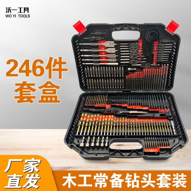 Set Mata Bor dan Obeng 246 Pcs