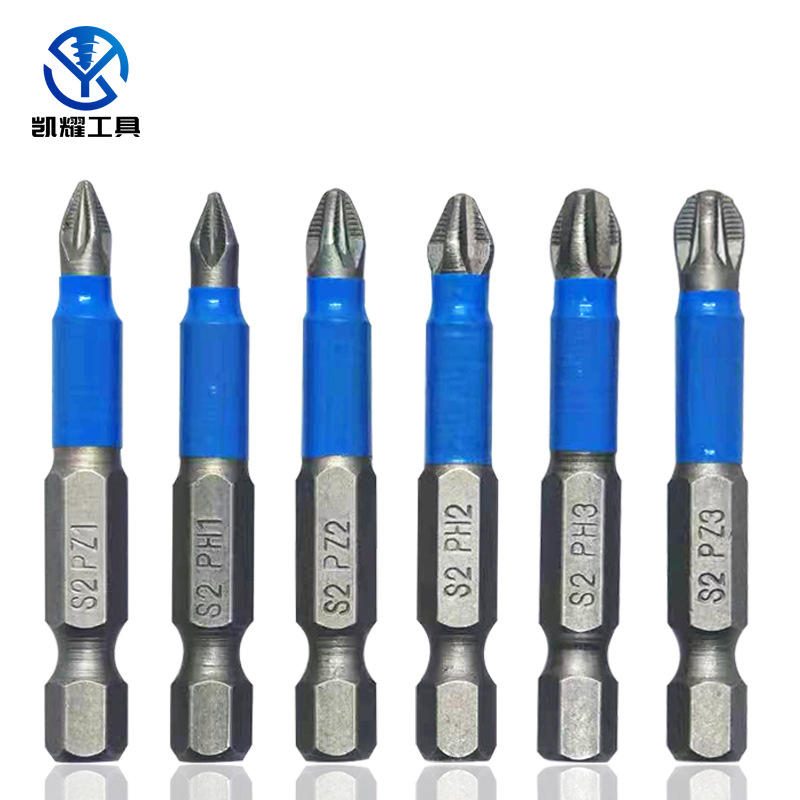 6pcs Set Mata Obeng Plus S2 Anti Slip Magnetik Hex